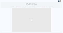 Desktop Screenshot of gallerybrown.com